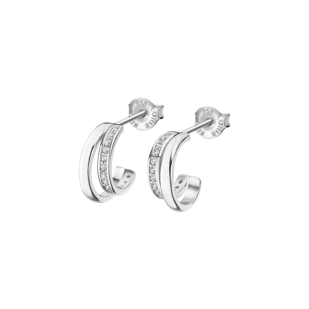 LOTUS SILVER earrings LP328541