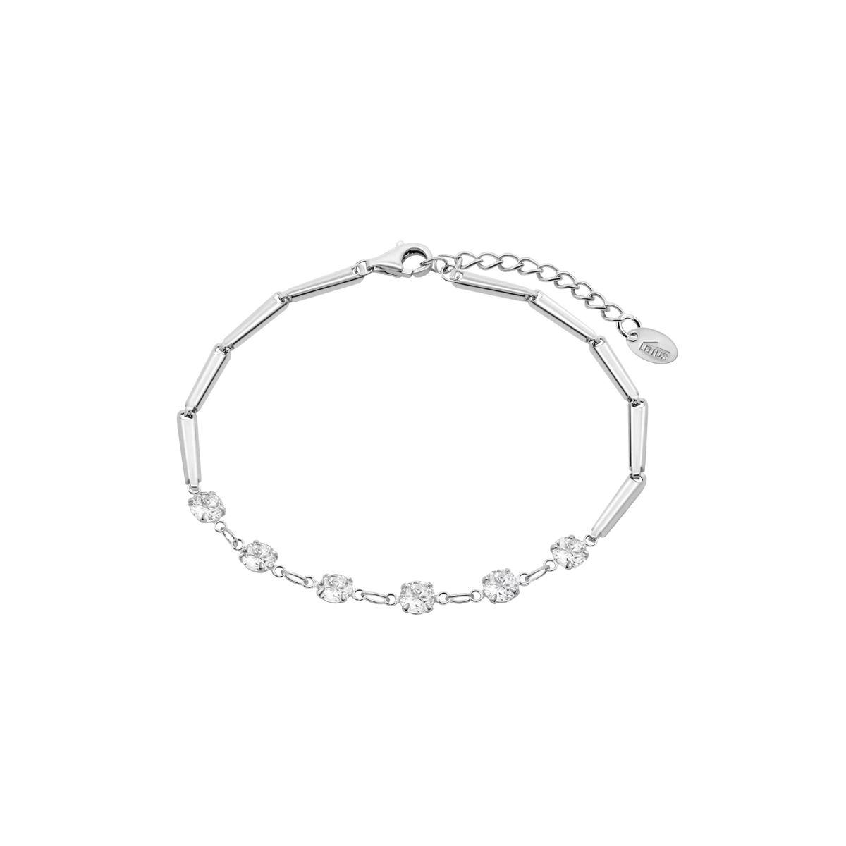 PULSERA LOTUS SILVER DE PLATA CON CIRCONITAS lp3676-2/1