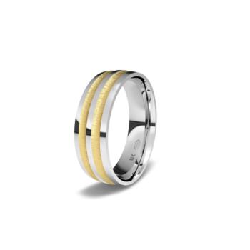 white and yellow gold wedding ring 1234