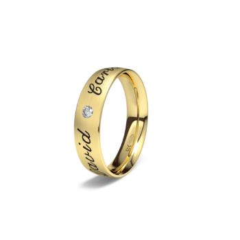 yellow gold wedding ring 1519