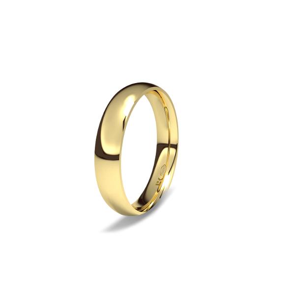 yellow gold wedding ring 1004