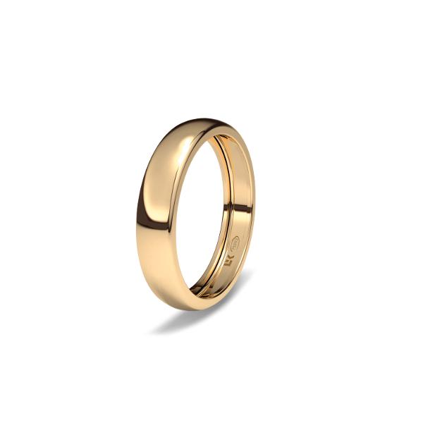 Red gold wedding ring 1006