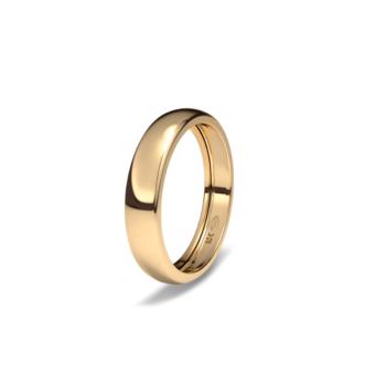 Red gold wedding ring 1006