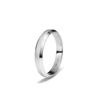 alianza de boda oro blanco 1015