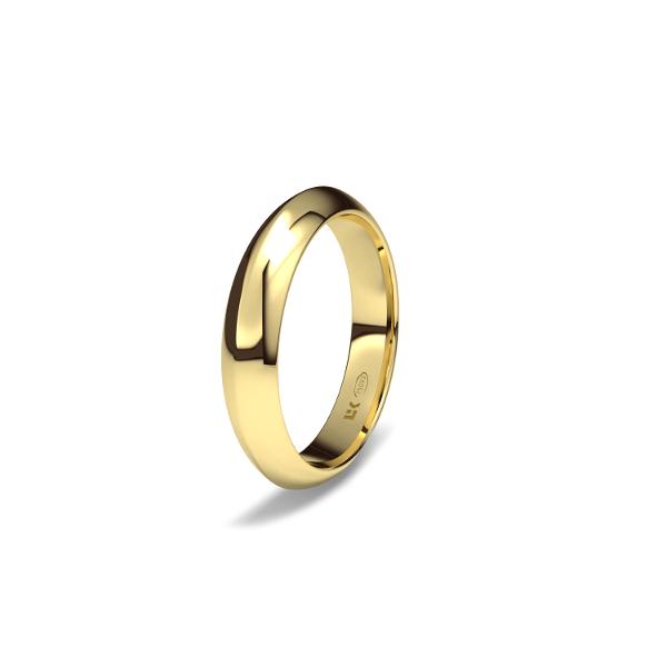 yellow gold wedding ring 1017