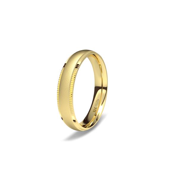 yellow gold wedding ring 1103