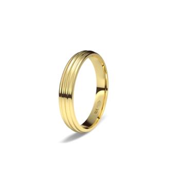 yellow gold wedding ring 1109