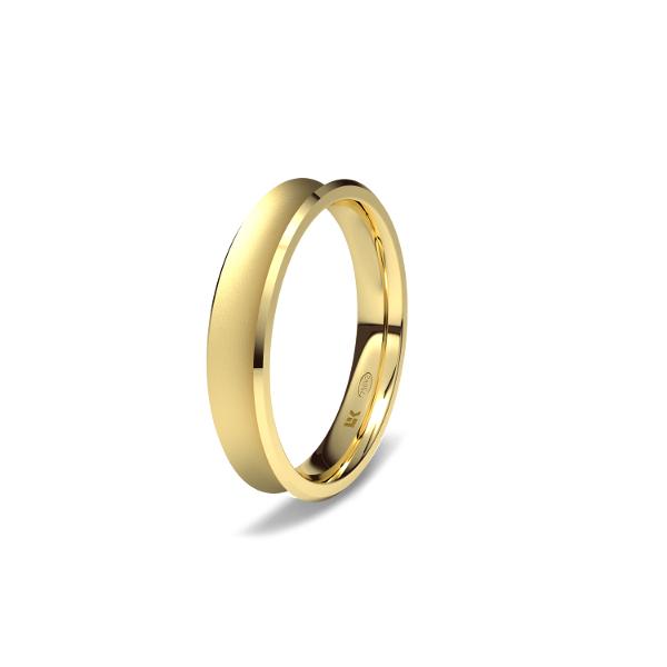 yellow gold wedding ring 1117