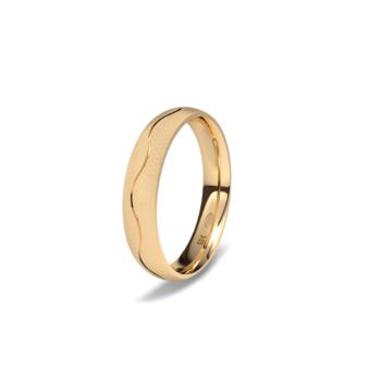 Red gold wedding ring 1122