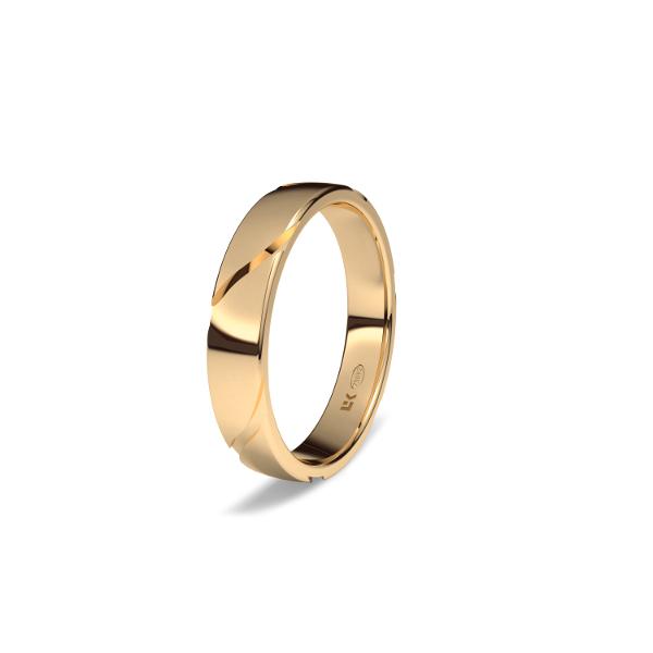 aliança de noces or vermell 1124