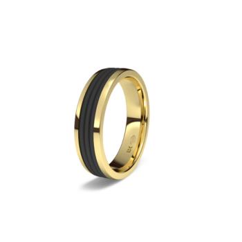yellow gold wedding ring 1126