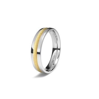 white and yellow gold wedding ring 1220