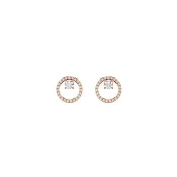 SWAROVSKI ROSE GOLD-TONE PLATED EARRINGS 5692263