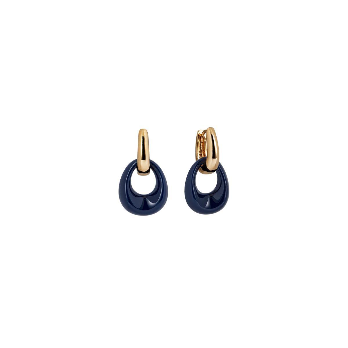  PENDIENTES VIDAL & VIDAL ARO OVAL BAÑADOS CON ORO MACIZO DE 18 KTS G3984