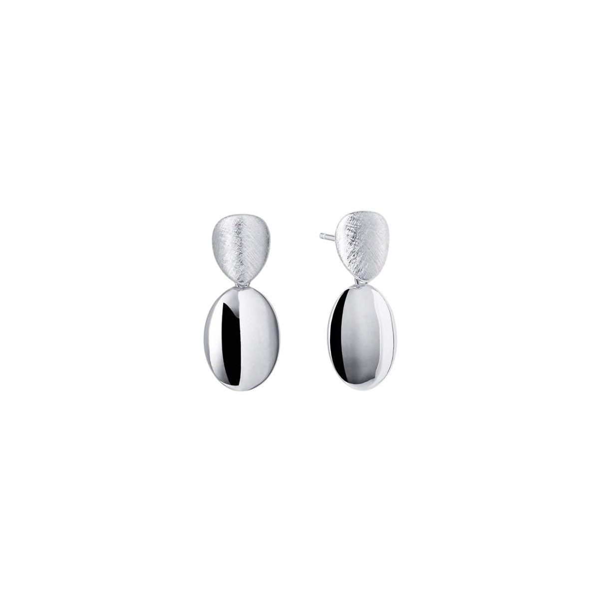 PENDIENTES VIDAL & VIDAL LARGOS BAÑADOS EN PLATA DE LEY 925 Q4055