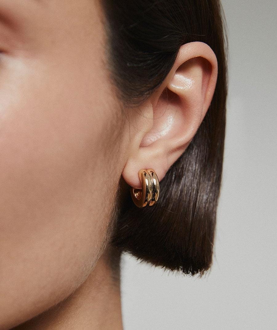 ARRACADES VIDAL I VIDAL BANYATS EN OR DOBLE CRIOLLA G3868