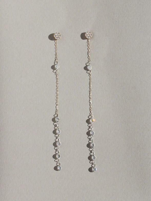 DELCERRO REMOVABLE SILVER AND GOLD EARRINGS 11201