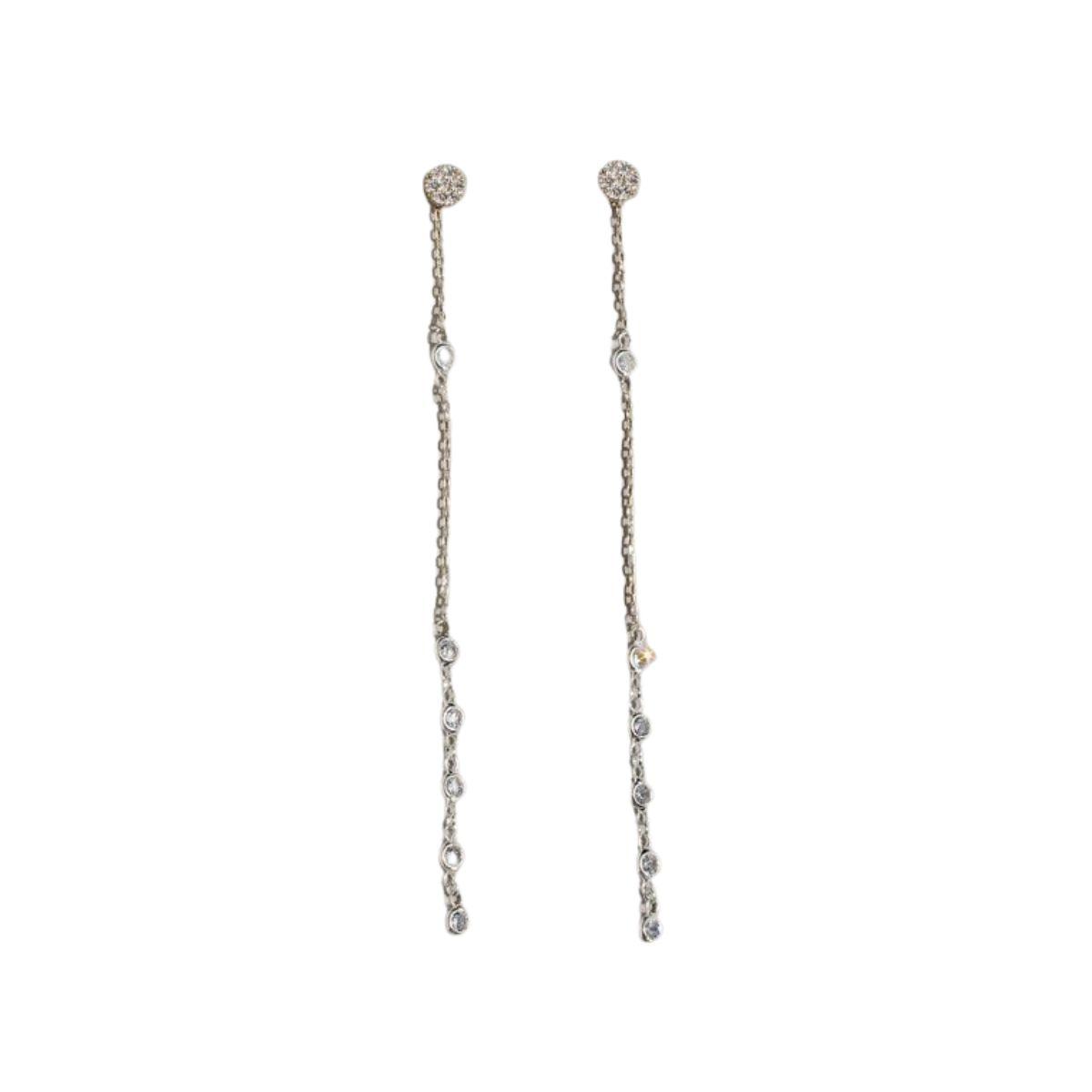 DELCERRO REMOVABLE SILVER AND GOLD EARRINGS 11201