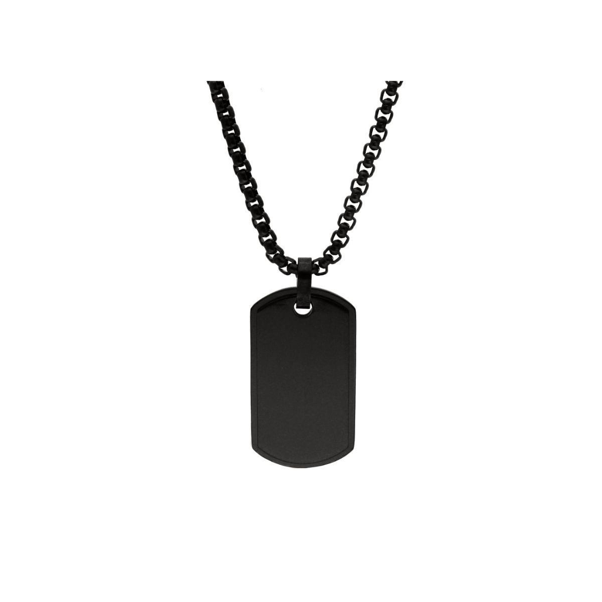 PENJOLL LISKA AMB PLACA D'ACER COLOR NEGRE 847CD337-N