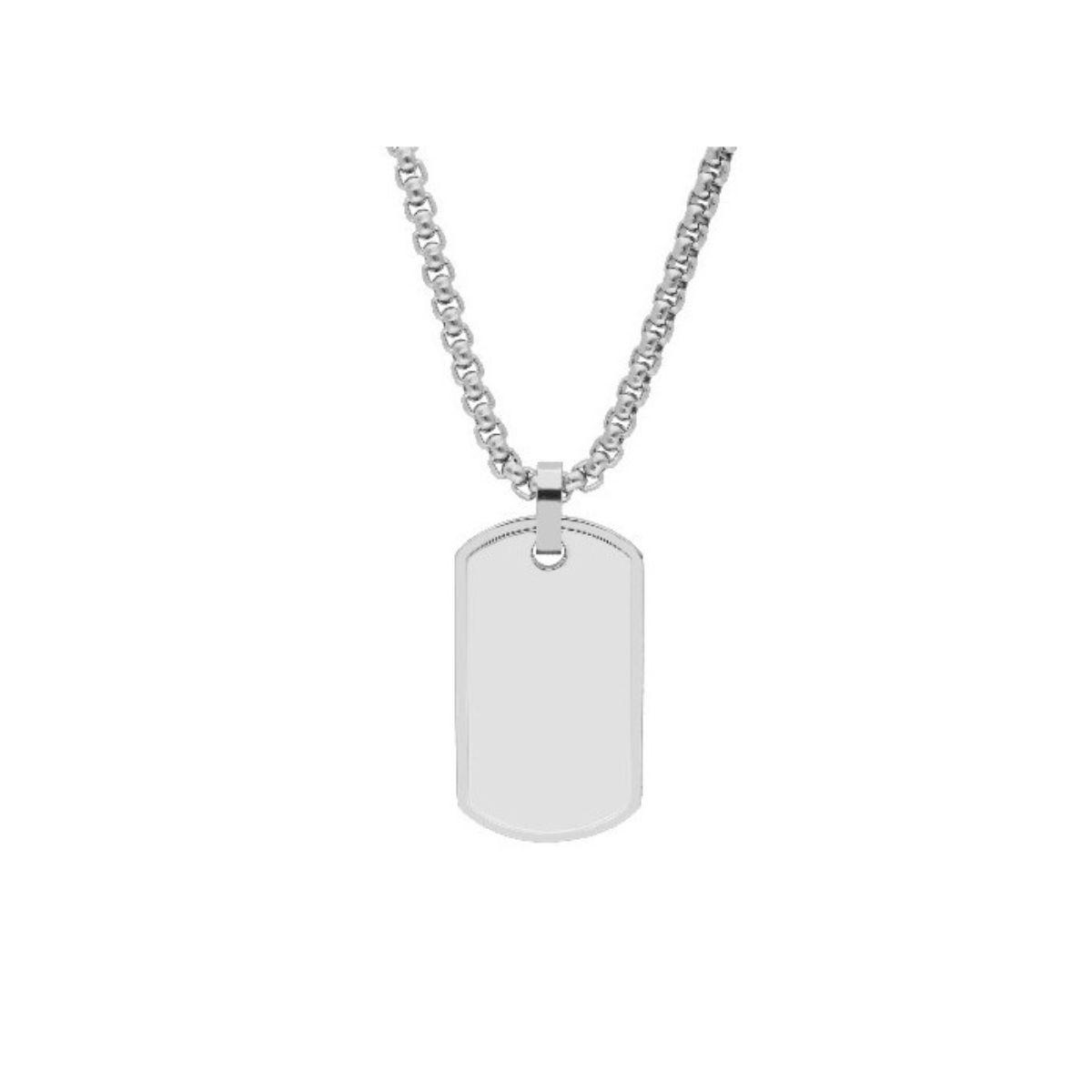 PENJOLL LISKA AMB PLACA D'ACER COLOR PLATEJAT 847CD337