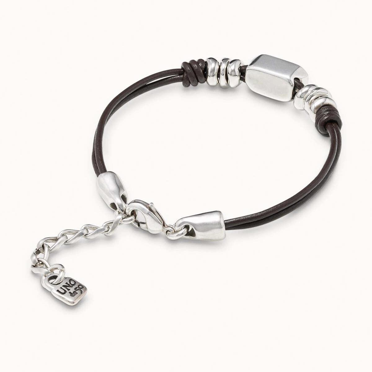 UNO DE 50 BRACELET FOR WOMAN COCODRILE PUL2179NGRMTL0M