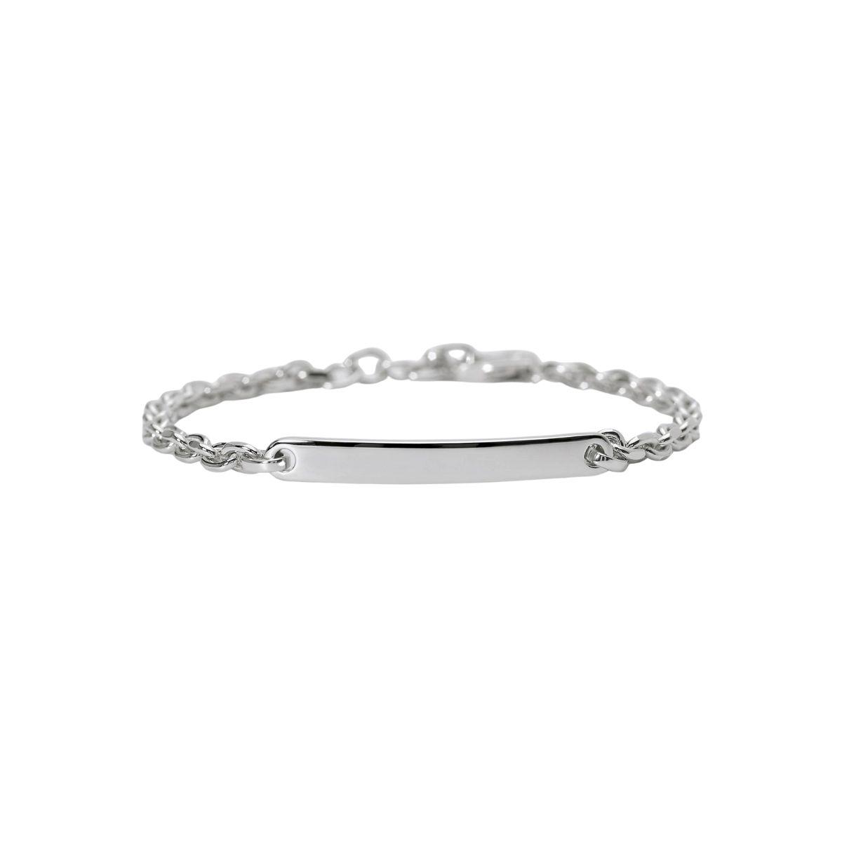 PULSERA MABINA DE PLATA PERSONALIZABLE 533707