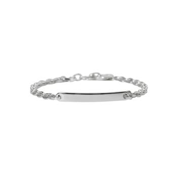 PULSERA MABINA DE PLATA PERSONALIZABLE 533707