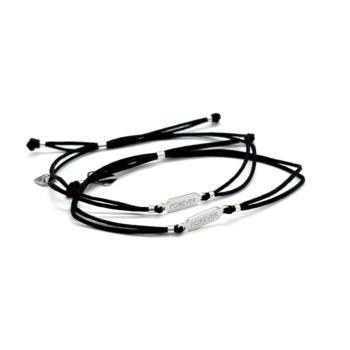 PACK PULSERAS TIQÜE BARCELONA CON PLACA DE PLATA 