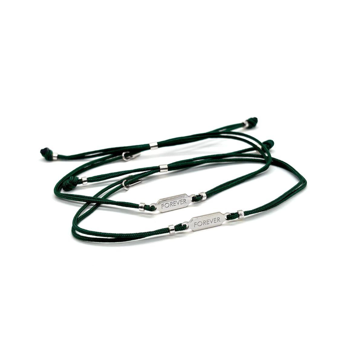 PACK PULSERAS TIQÜE BARCELONA CON PLACA DE PLATA 