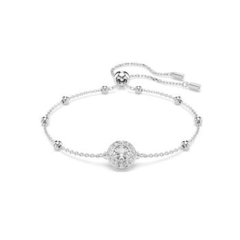 PULSERA SWAROVSKI UNA ANGELIC CON BAÑO DE RODIO Y CRISTALES BLANCOS 5733196