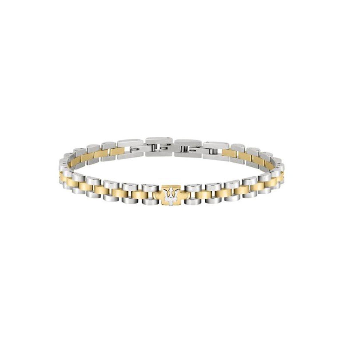 POLSERA MASERATI D'ACER PLATEJAT I BANY D'OR JM320AST09