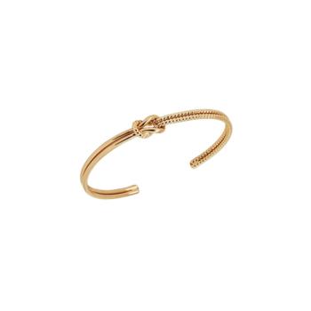 VIDAL & VIDAL RIGID TEXTURED GOLD-PLATED BRACELET X47885