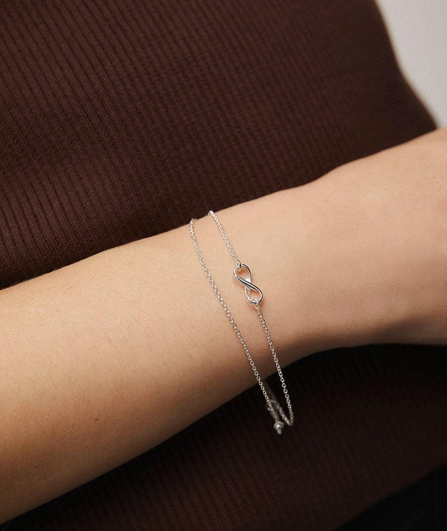 PULSERA VIDAL Y VIDAL DE PLATA CON INFINITOS X1275617B