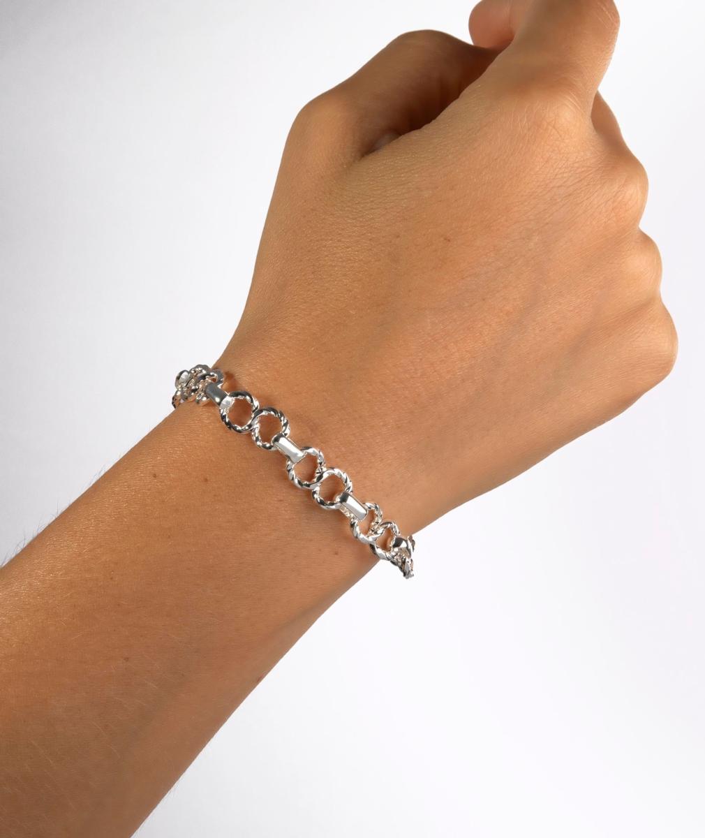 POLSERA VIDAL I VIDAL BANYADA EN PLATA D'ESLAVONS EN FORMA D'INFINIT X2460816B