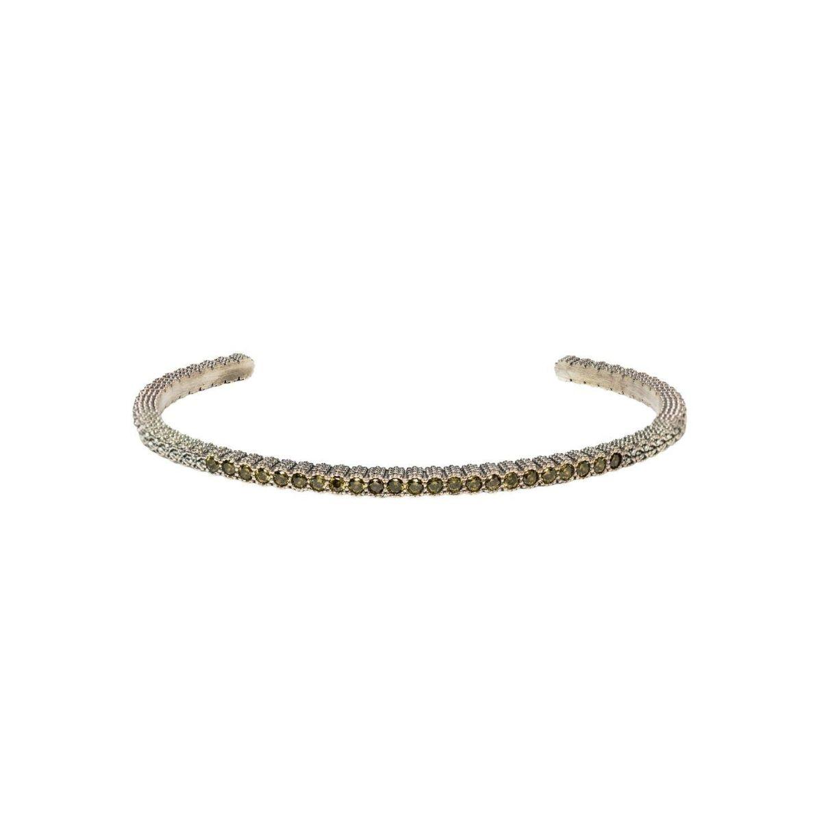 Pulsera rigida Sunfield de plata y circonitas. Envío disponible. Tu joyería de confianza.