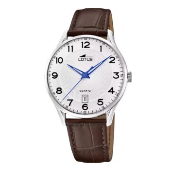 LOTUS WATCH WITH BROWN LEATHER STRAP 18402/G
