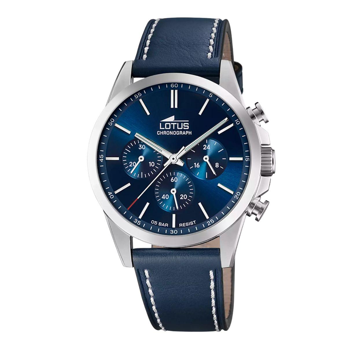 RELOJ LOTUS CHRONO CON CORREA DE PIEL 18990/2