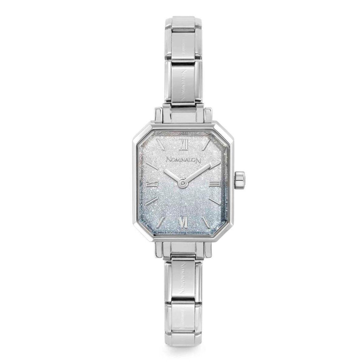 RELOJ NOMINATION TIME PARIS ESFERA AZUL, PLATEADA Y ROSA 076037 035