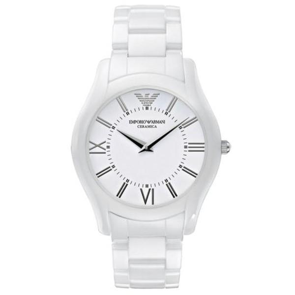 white armani watch