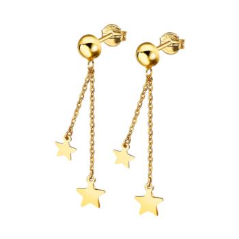 gold earrings VJ00031