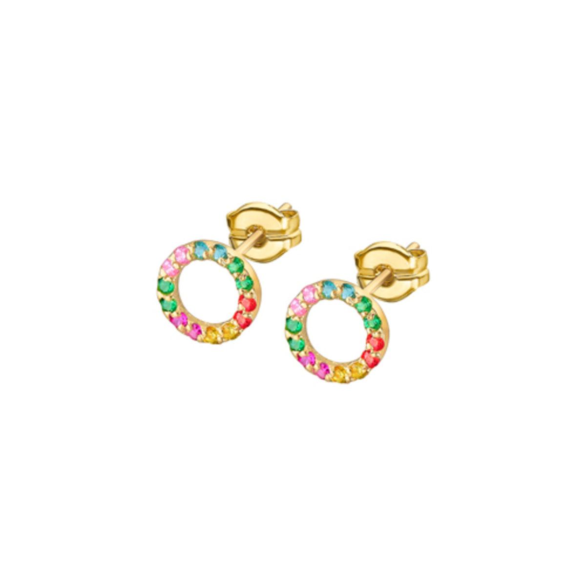 gold earrings VJ00037