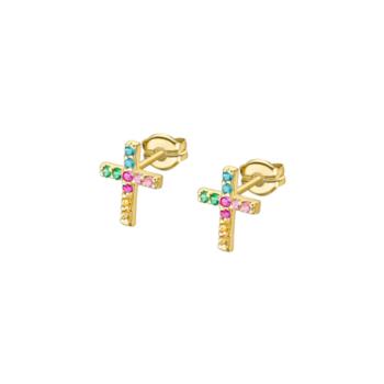 gold earrings VJ00039
