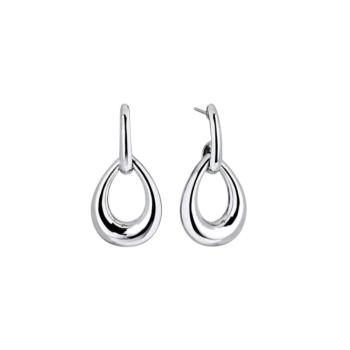 ARRACADES VIDAL I VIDAL BANYATS EN PLATA DOBLE CERCLE FORMA LLÀGRIMA x27980